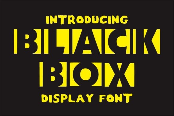 Black Box Font: Injecting Sporty Energy into Modern Design