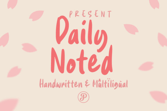 Daily Noted: A Fresh Font for Modern Design