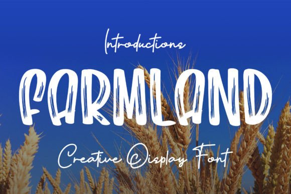 Farmland: A Playful Font for Cheerful Design Projects