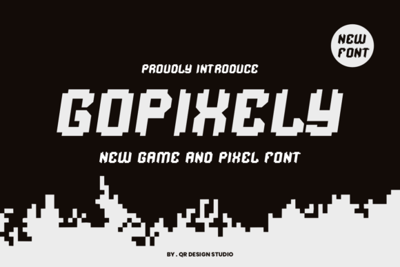 Gopixely: A Playful Display Font for Bold Visuals