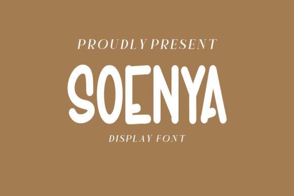 Soenya: The Handwritten Font for Modern Branding