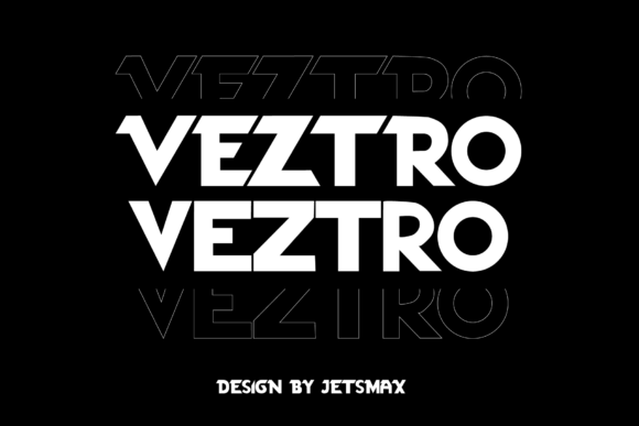 Veztro: A Modern Display Font with Futuristic Edge